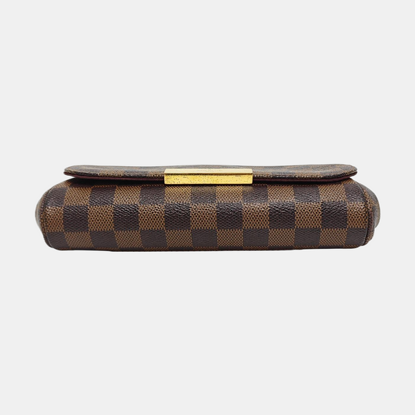 Authenticated pre-owned  FAVORITE Coated Canvas Brown - Crossbody Bag at Looply