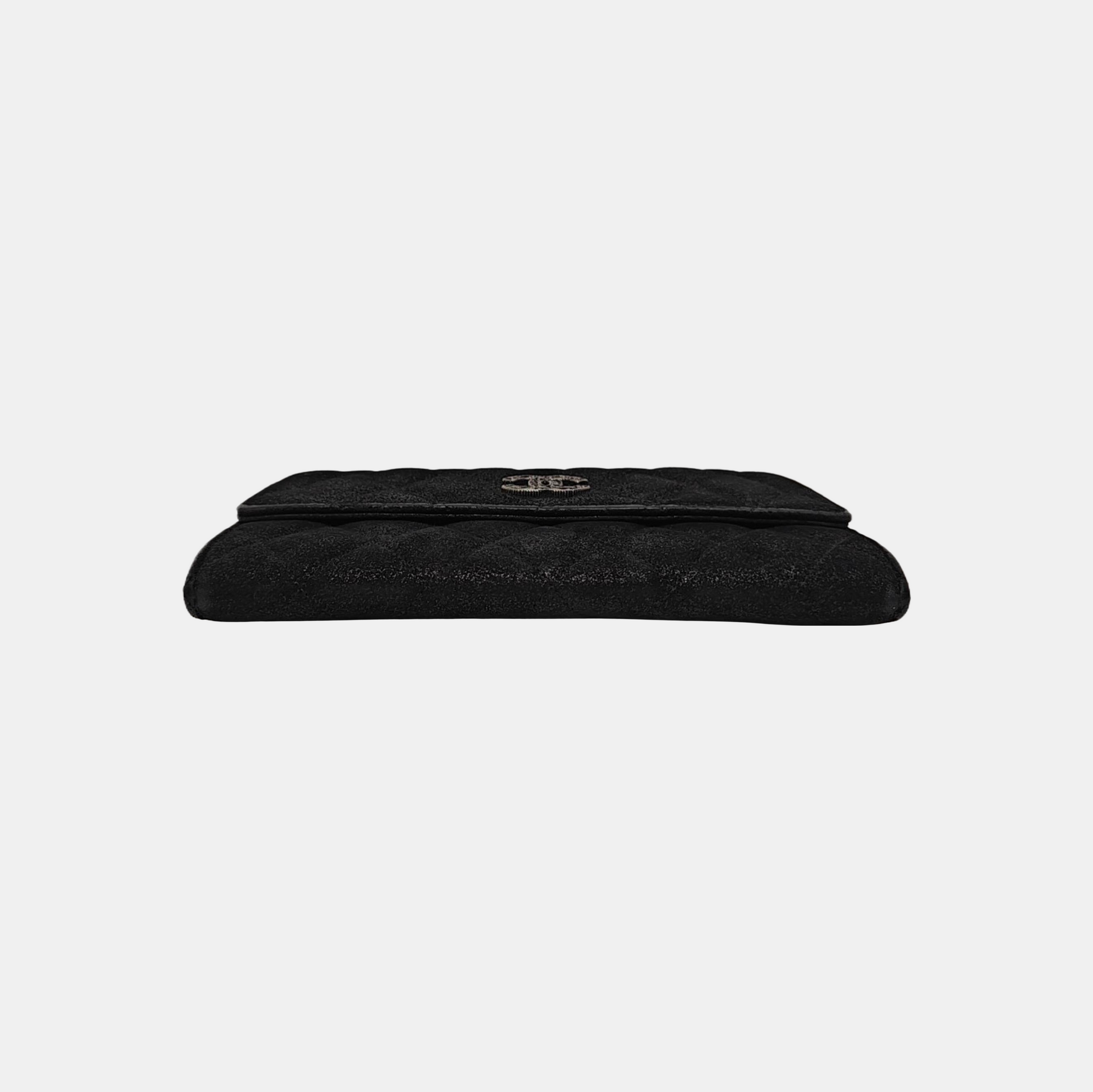 Quilted Lambskin Wallet Black