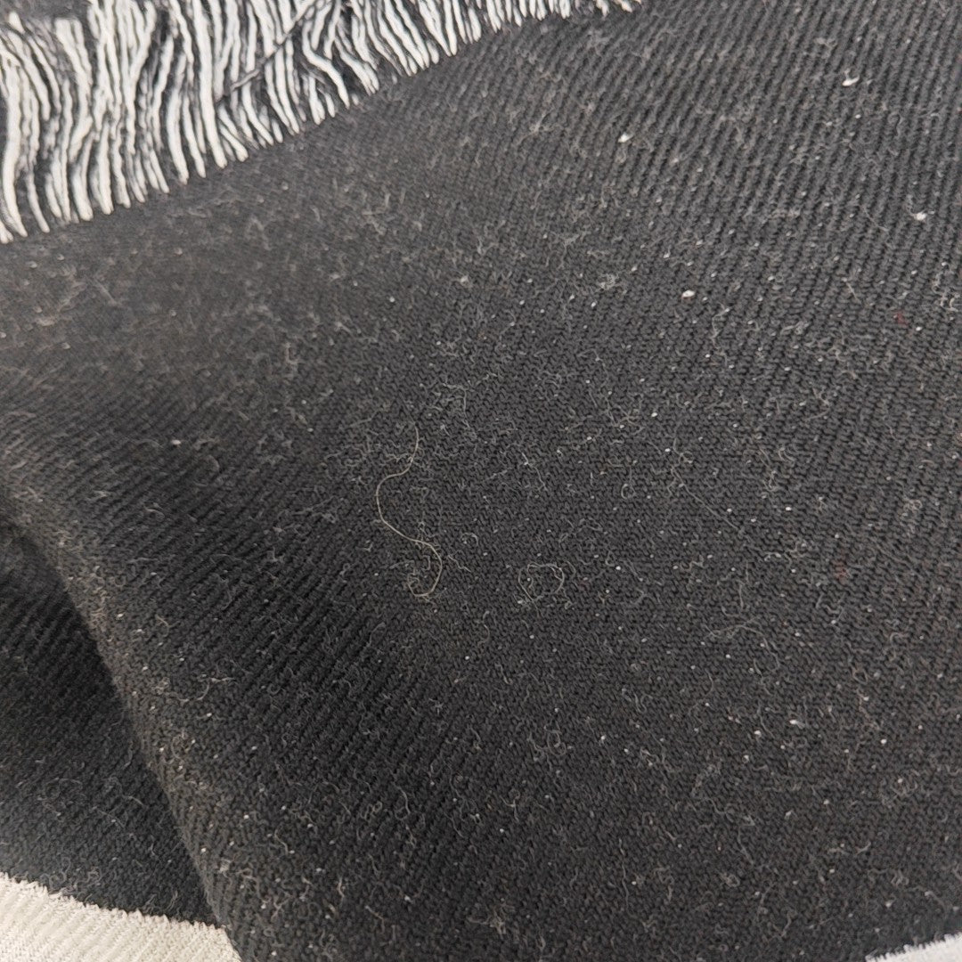 Wool Scarf Black