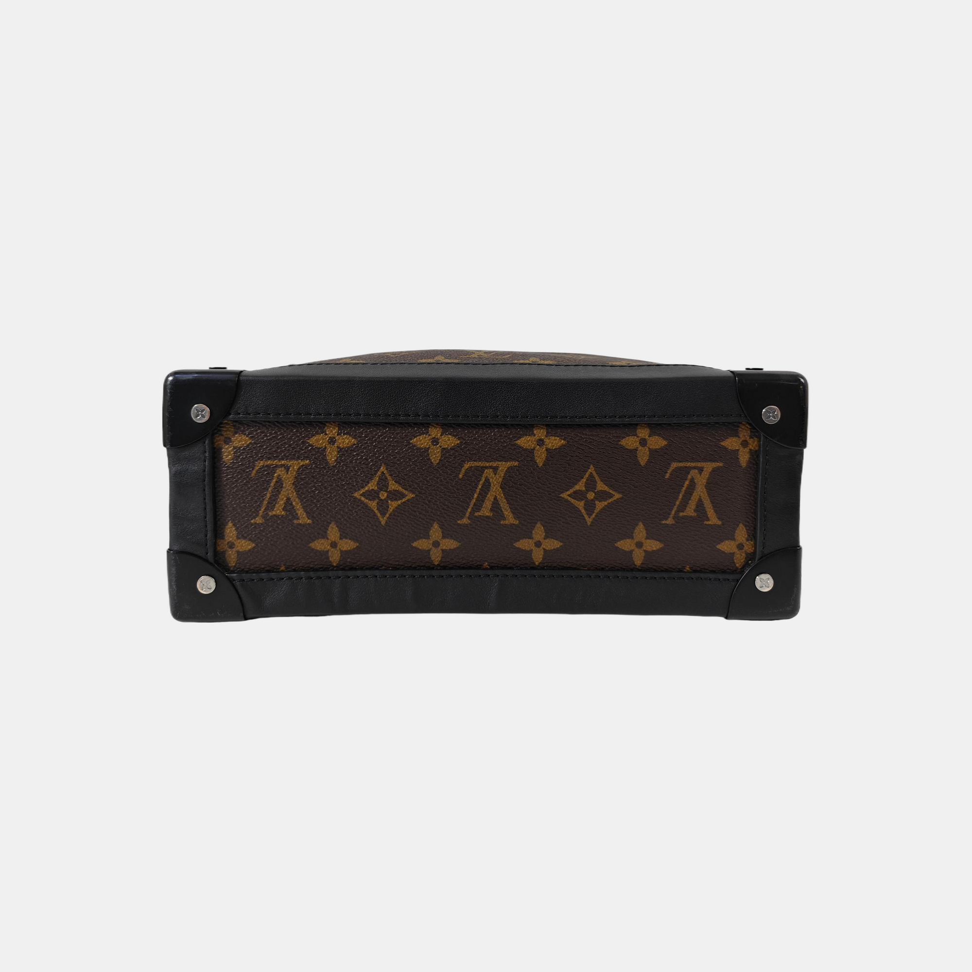 SOFT TRUNK Monogram Coated Canvas Brown