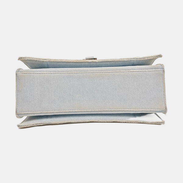 Crush Medium Quilted Denim Blue
