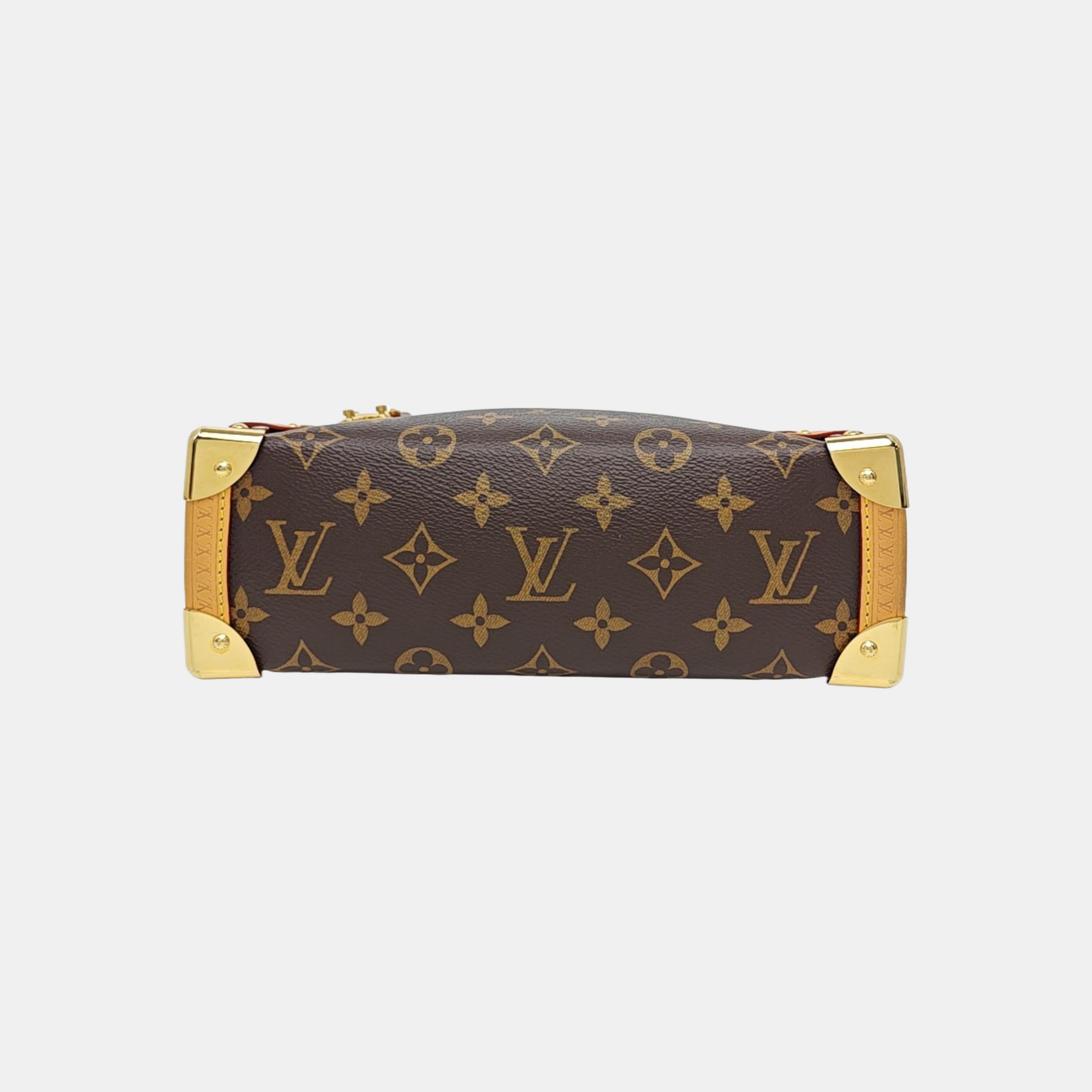 SIDE TRUNK MM Monogram Coated Canvas Brown