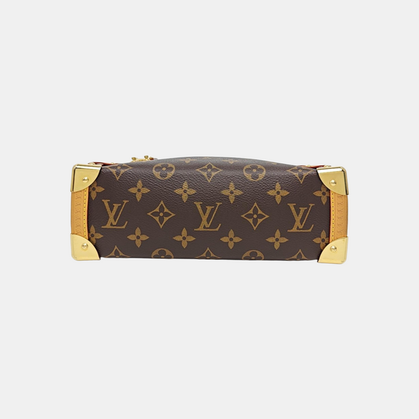 SIDE TRUNK MM Monogram Coated Canvas Brown