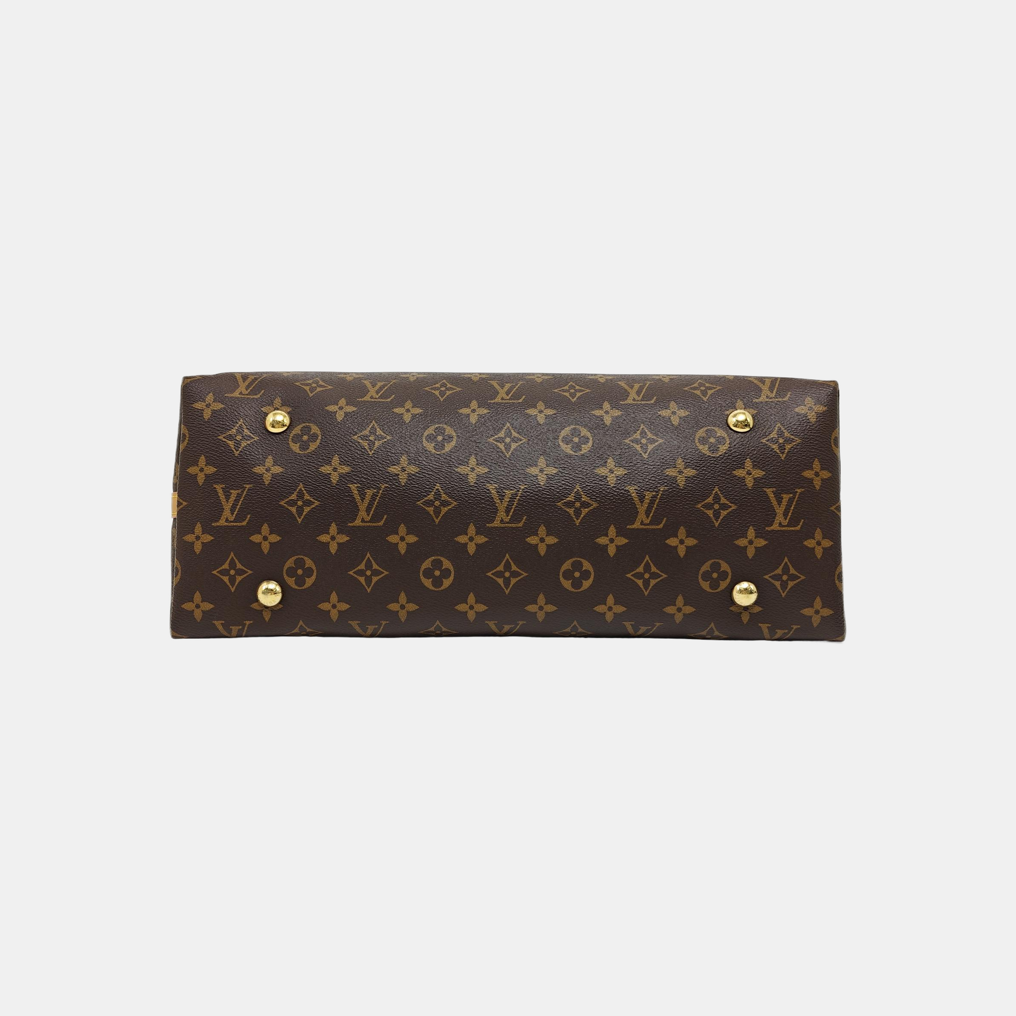 CARRYALL MM Monogram Coated Canvas Brown