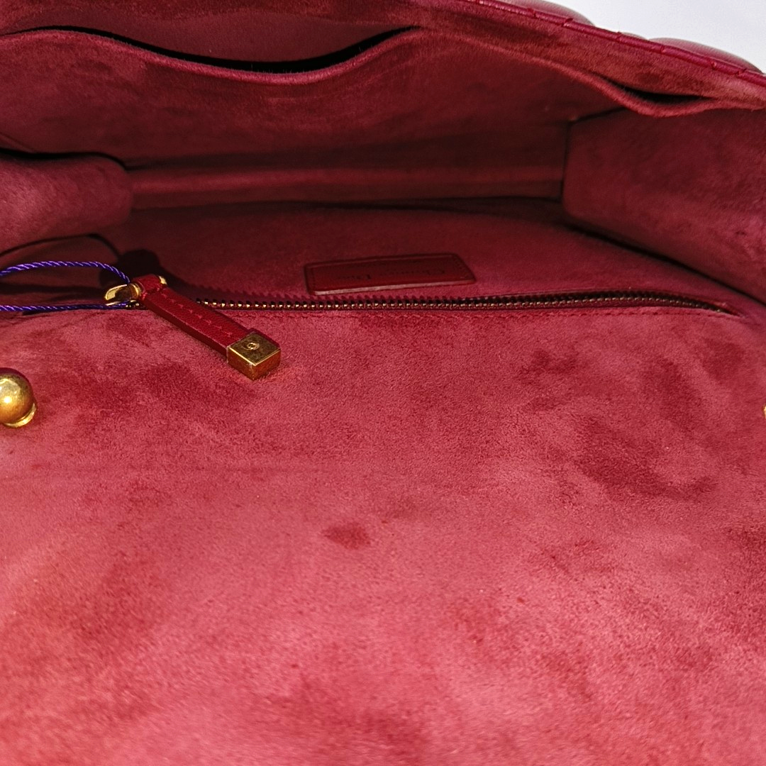 Dioraddict Cannage Lambskin Red