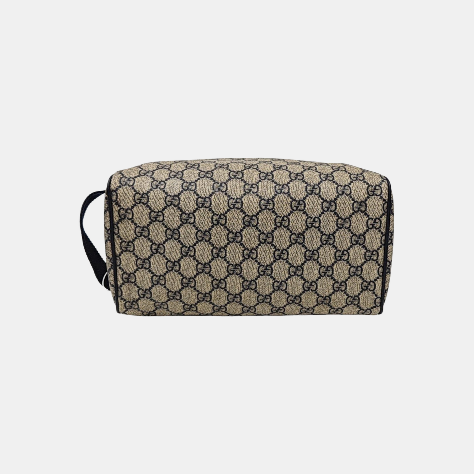 Monogram Coated Canvas Clutch Black