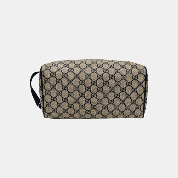 Monogram Coated Canvas Clutch Black