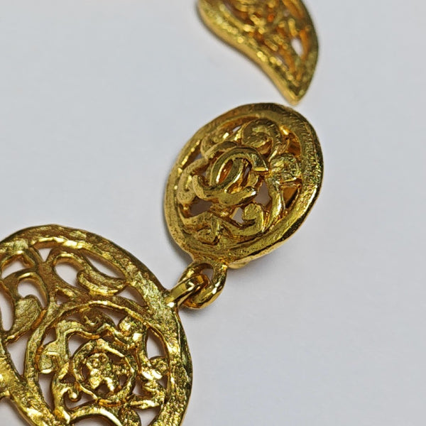 Metal Gold Clip On Earrings