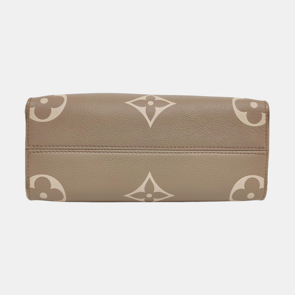 ONTHEGO PM Monogram Calfskin Gray