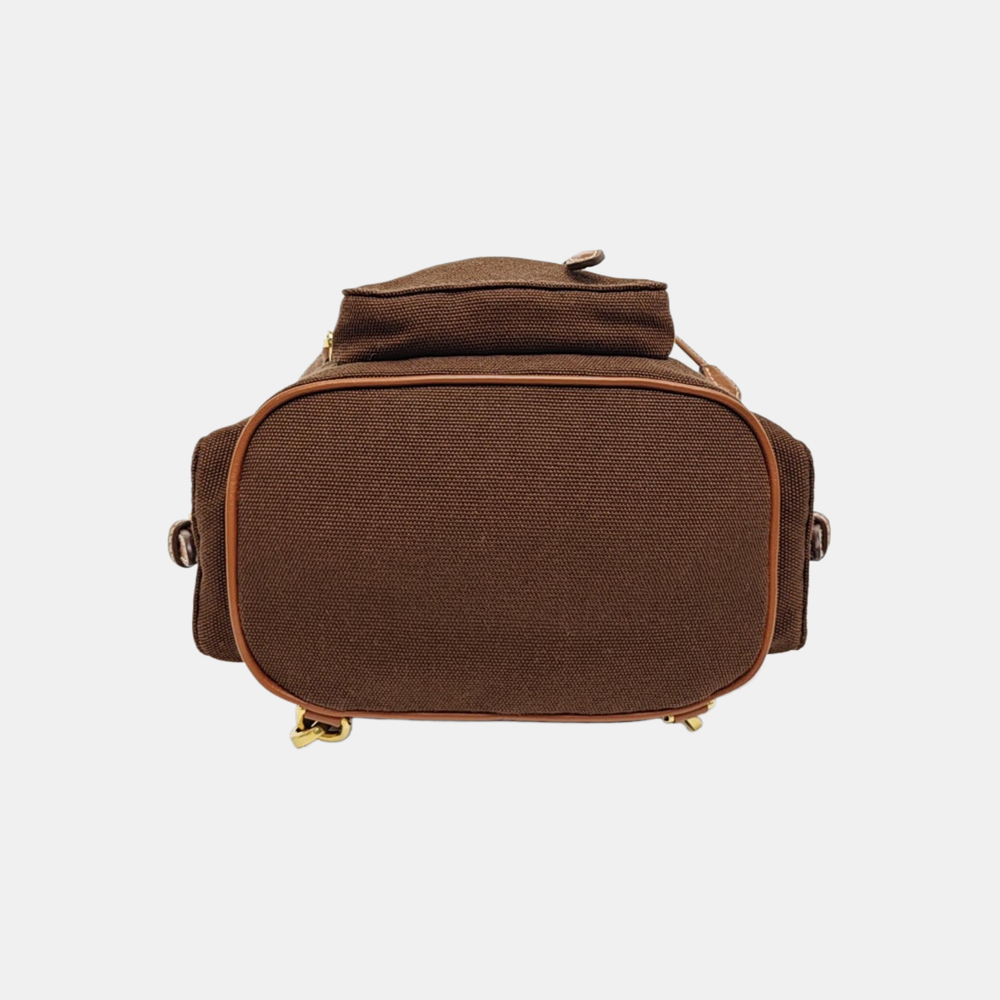 Fabric Backpack Brown