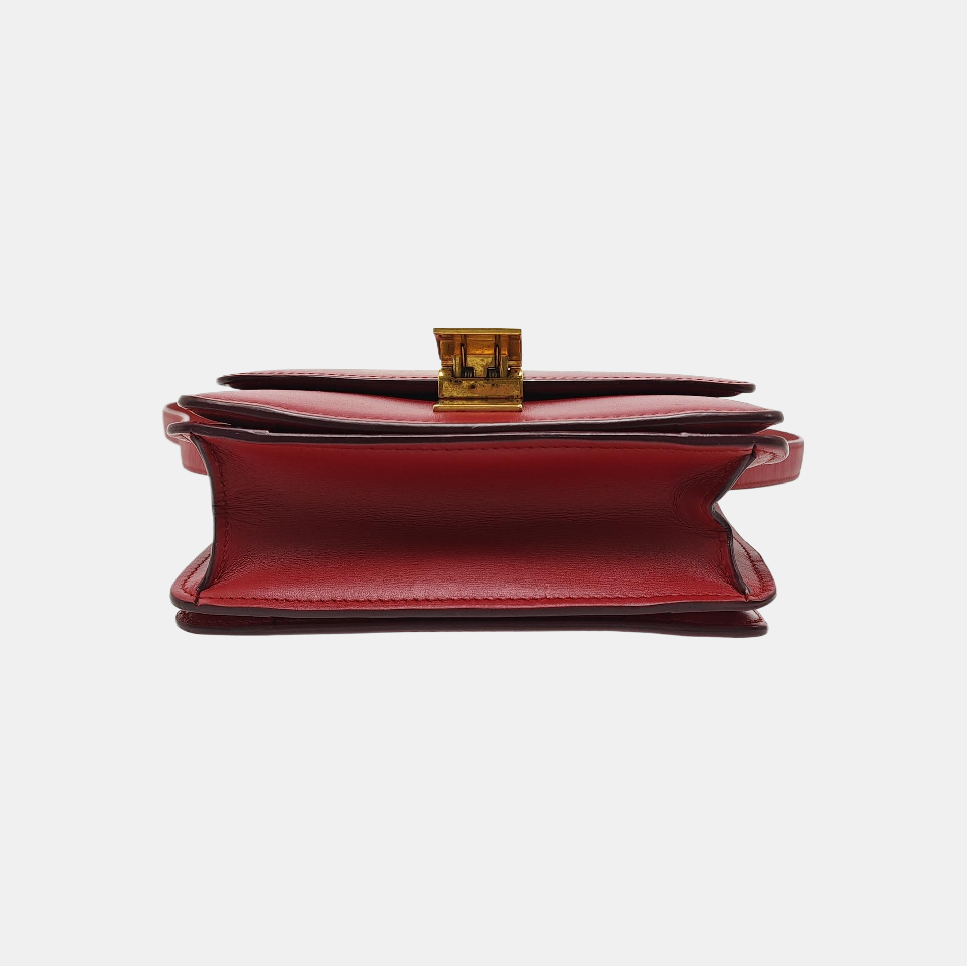 CLASSIC BOX Mini Calfskin Red