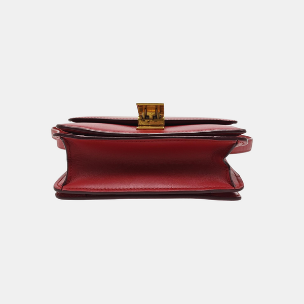 CLASSIC BOX Mini Calfskin Red