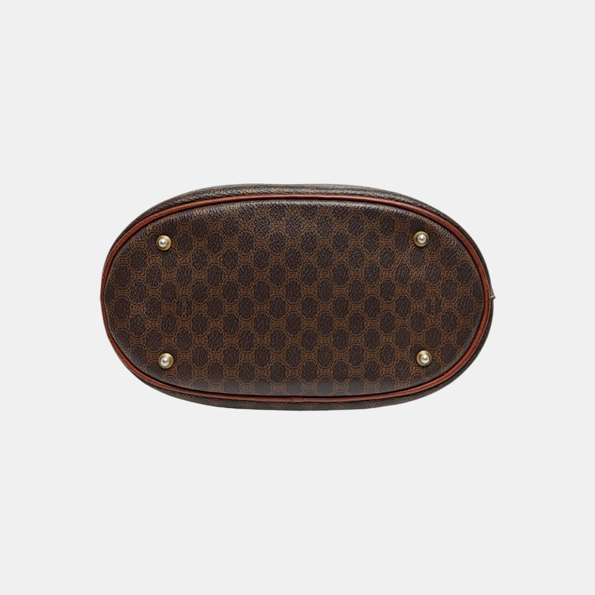 MACADAM TOTE Coated Canvas Brown