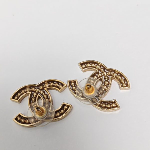 Single Earring Metal Gold Stud Earrings