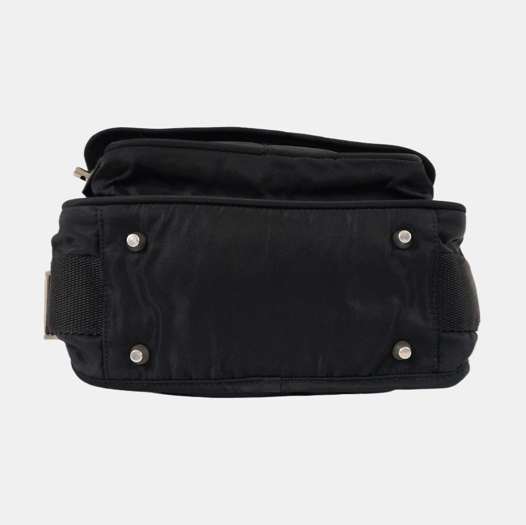 Nylon Shoulder Bag Black
