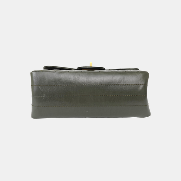 2.55 224 (mini) Chevron Calfskin Green