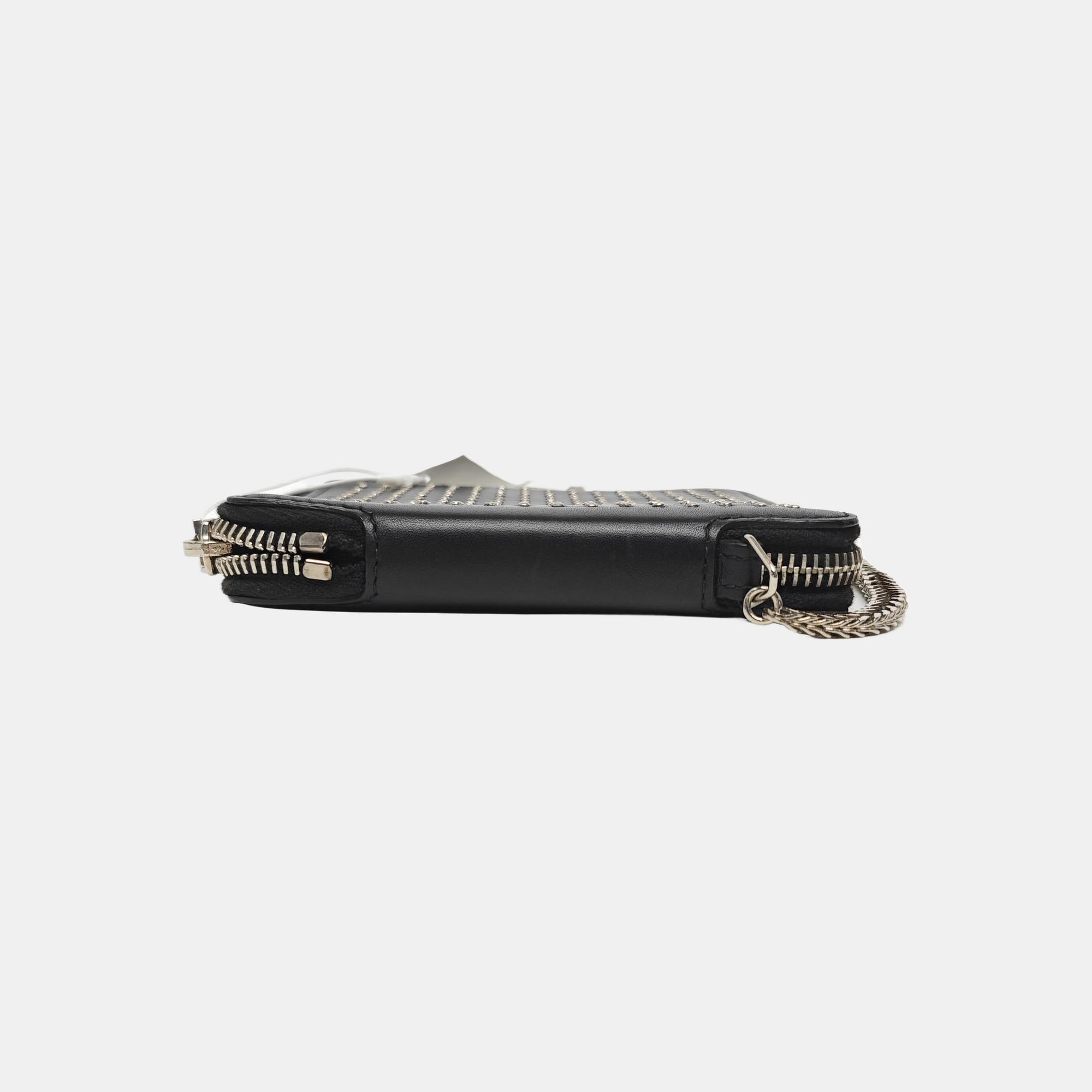 Calfskin Top Handle Bag Black