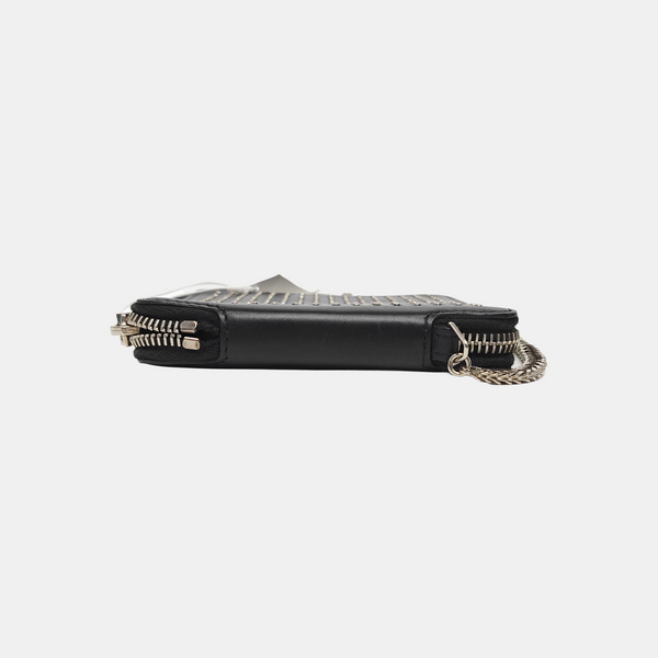 Calfskin Top Handle Bag Black