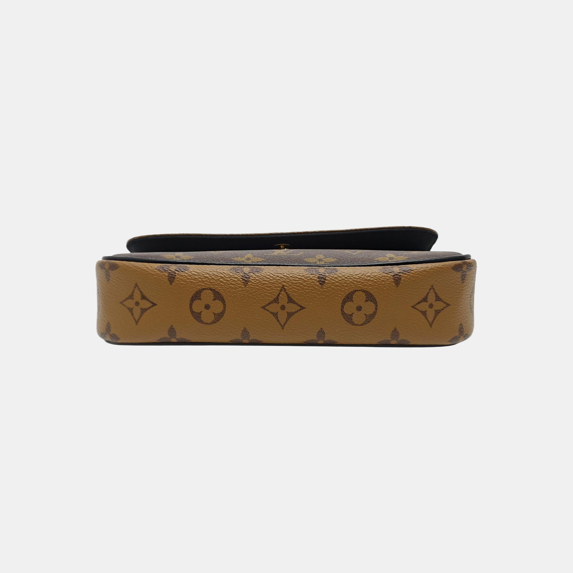 IVY Monogram Coated Canvas Brown