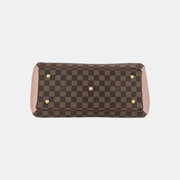 NORMANDY Damier Ebene Coated Canvas Brown