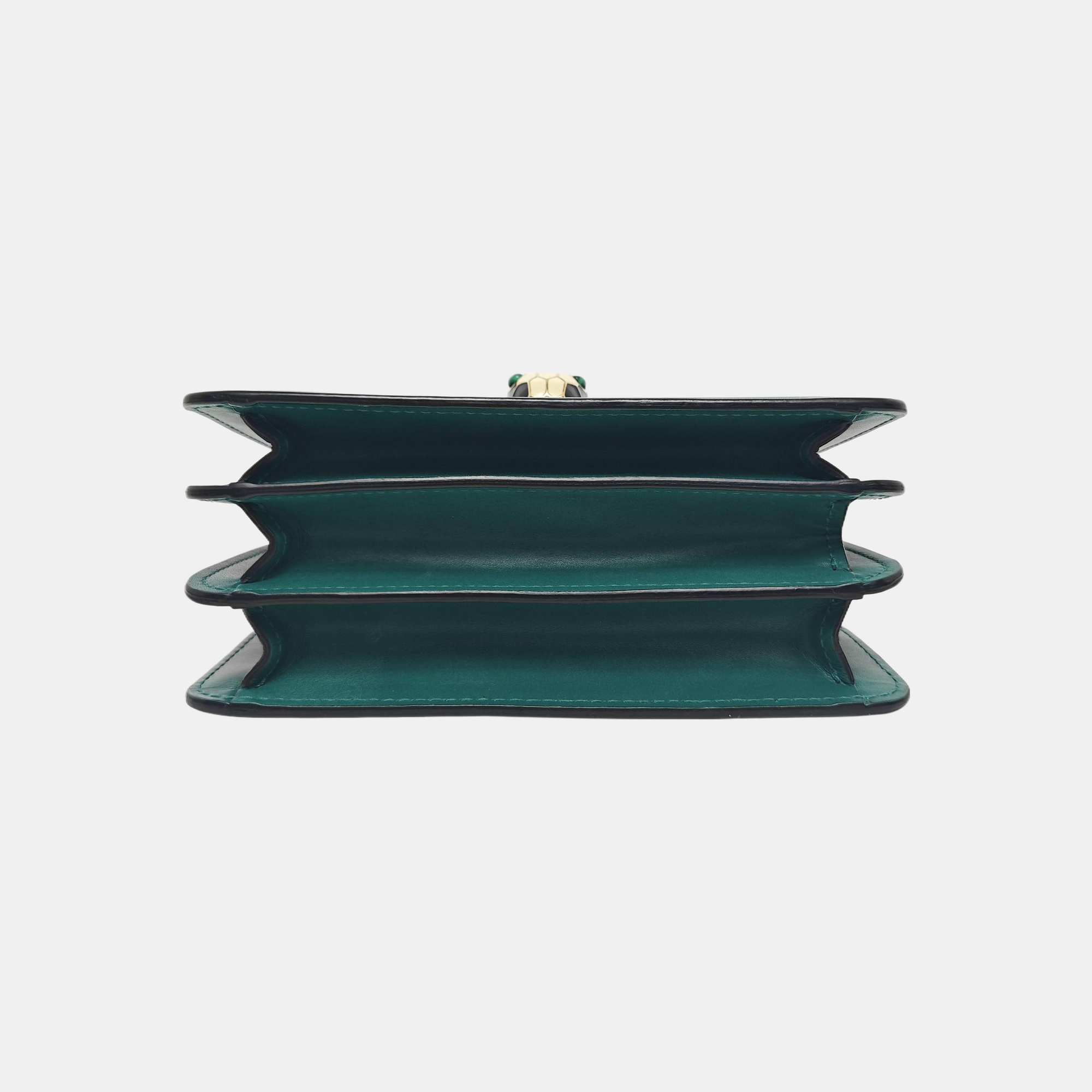SERPENTI FOREVER Small Calfskin Green