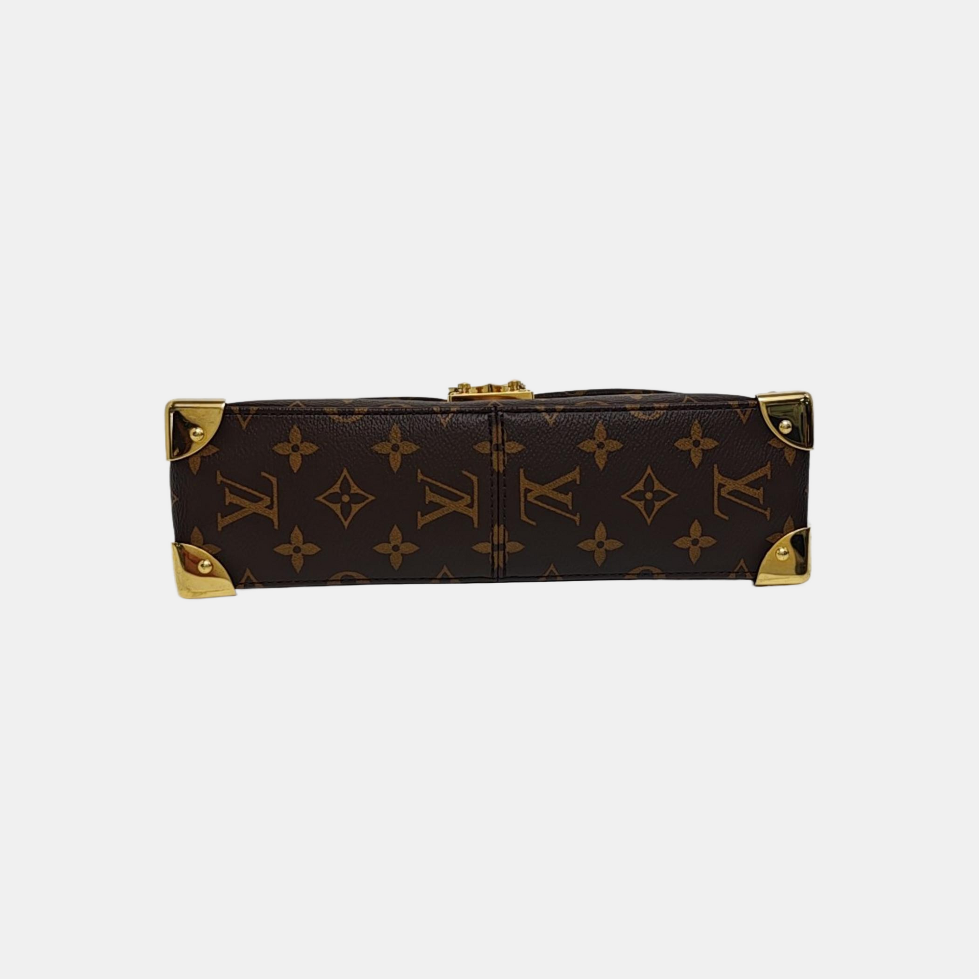 TRUNKIE Monogram Coated Canvas Brown