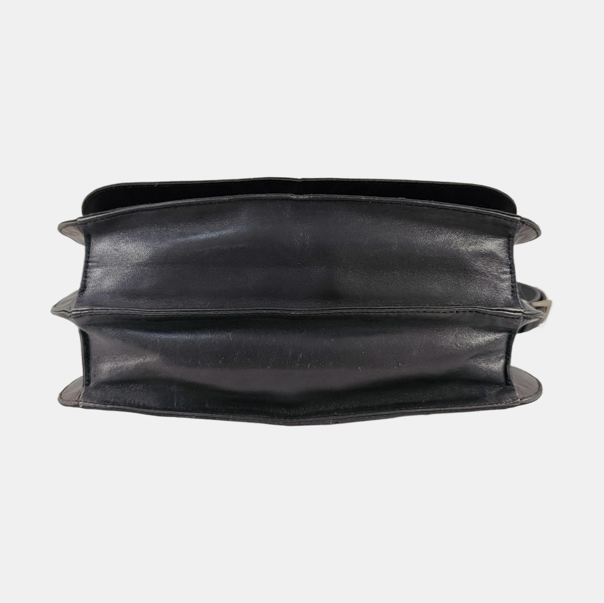 Nylon Shoulder Bag Black