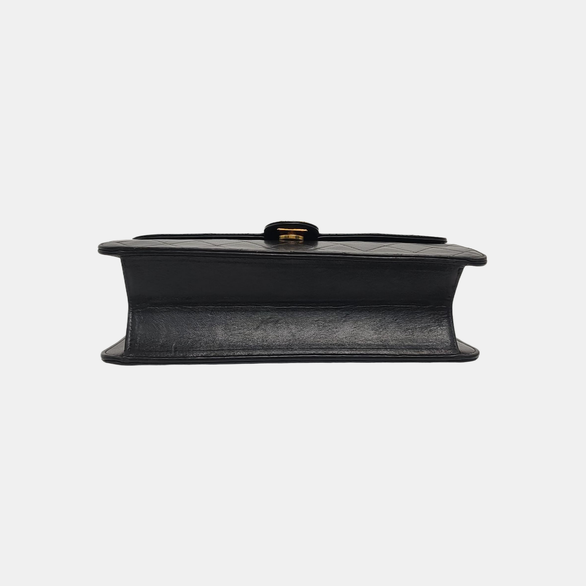 Quilted Lambskin Black