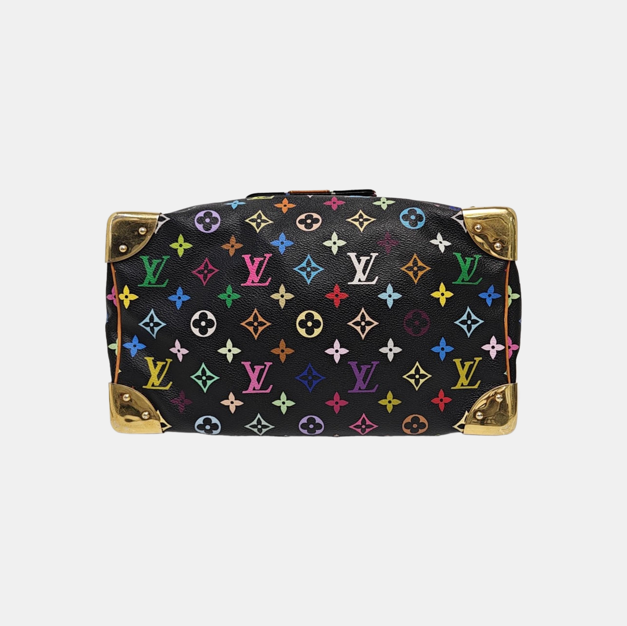 LV × TM SPEEDY 30 Monogram Coated Canvas Black