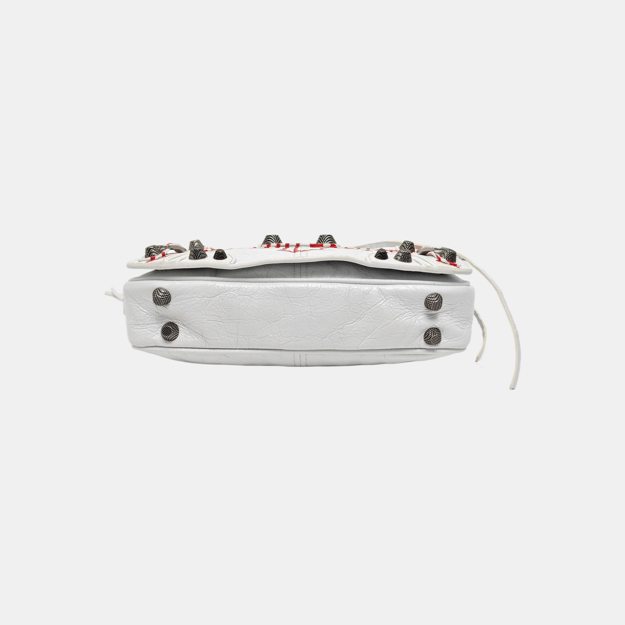 Authenticated pre-owned  Le Cagole XS Lambskin White - Shoulder Bag at Looply