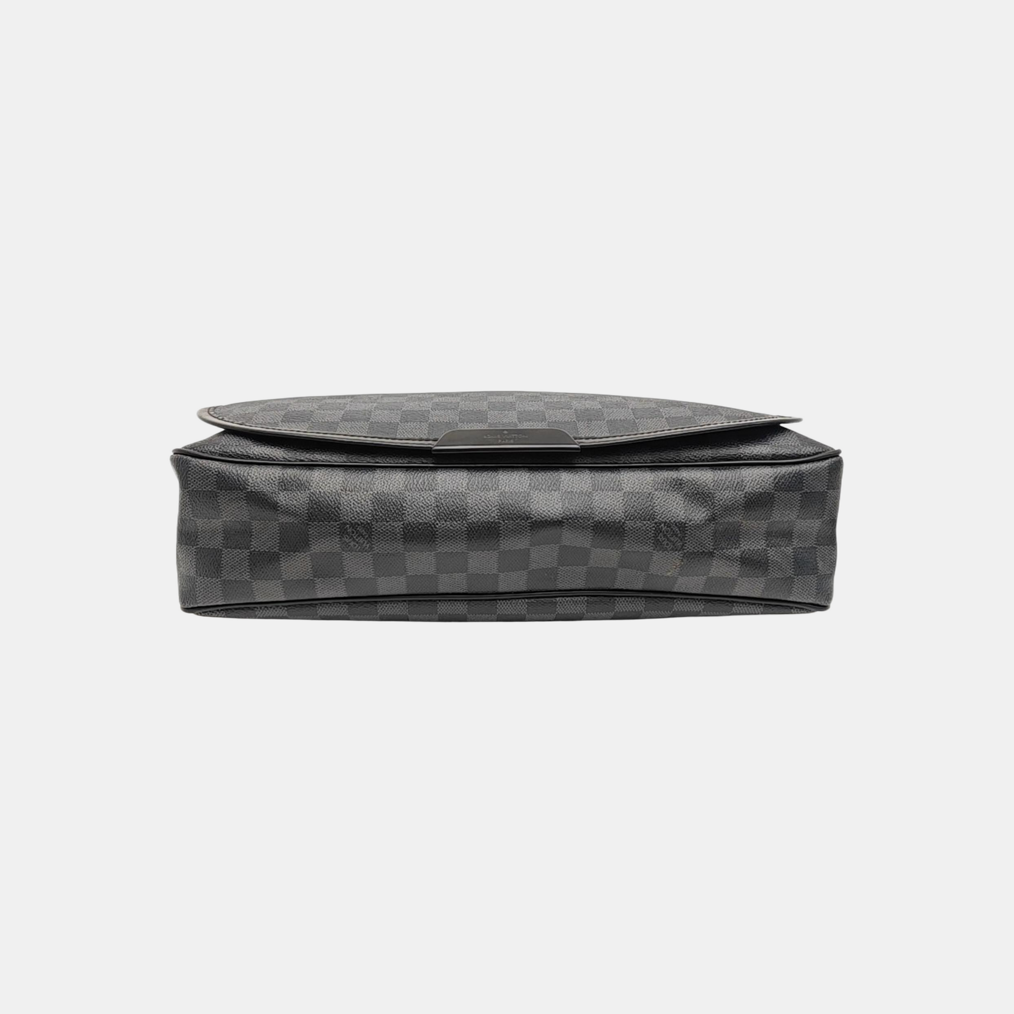 DANIEL GM Damier Graphite Coated Canvas Gray
