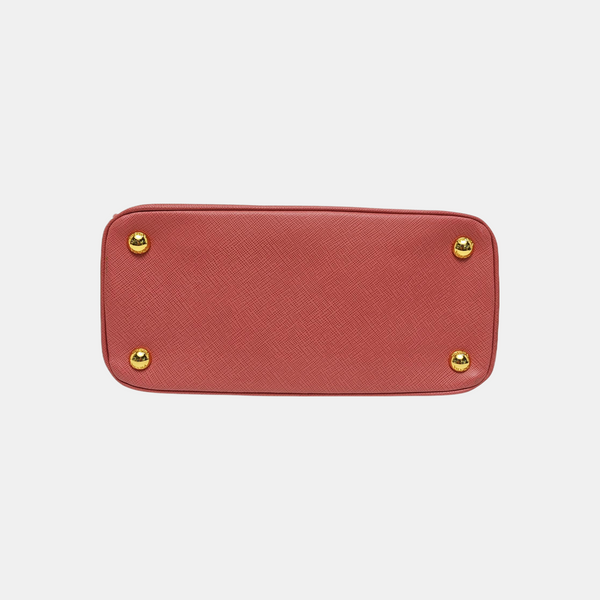 Galleria Small Saffiano Calfskin Red