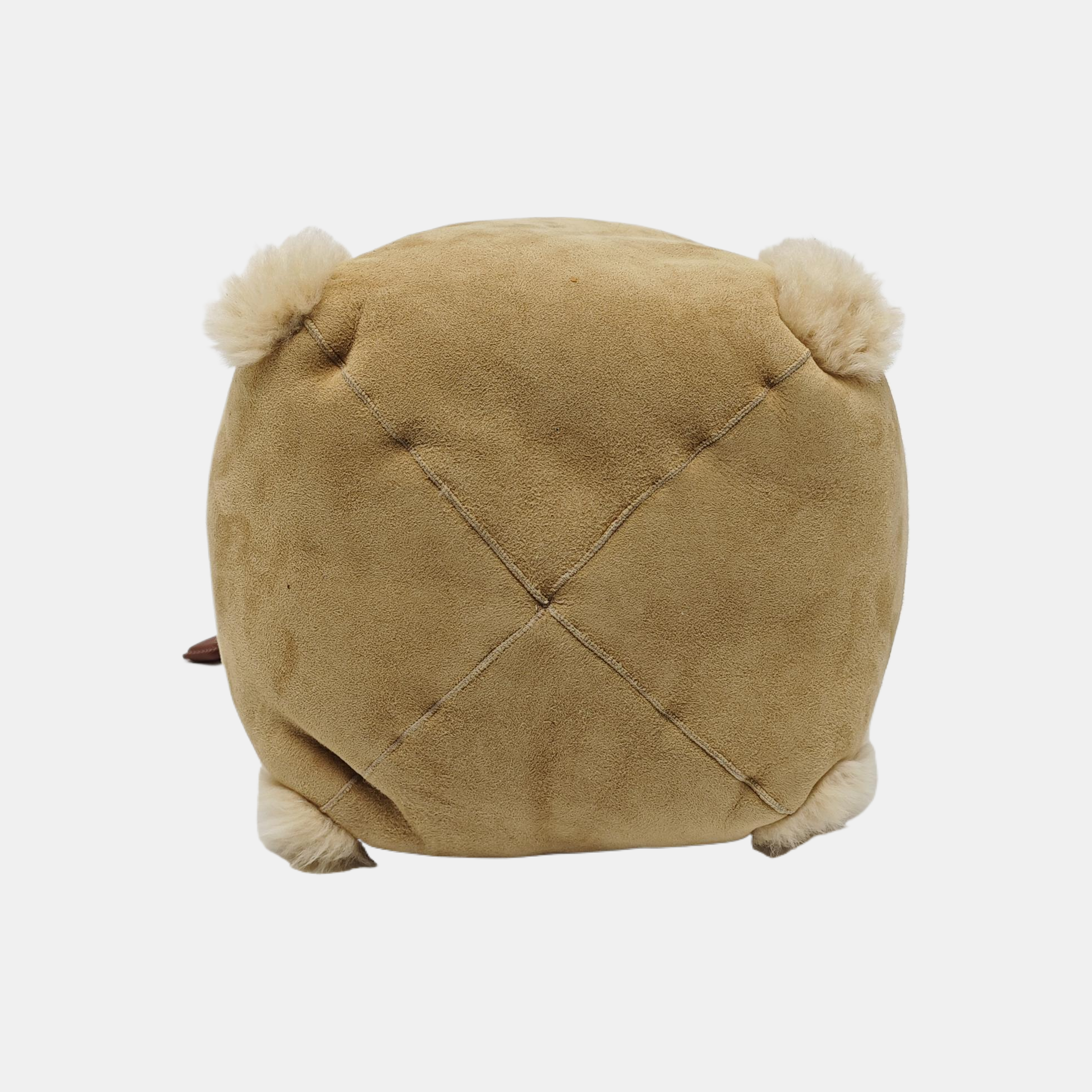 Sheepskin Bucket Bag Brown