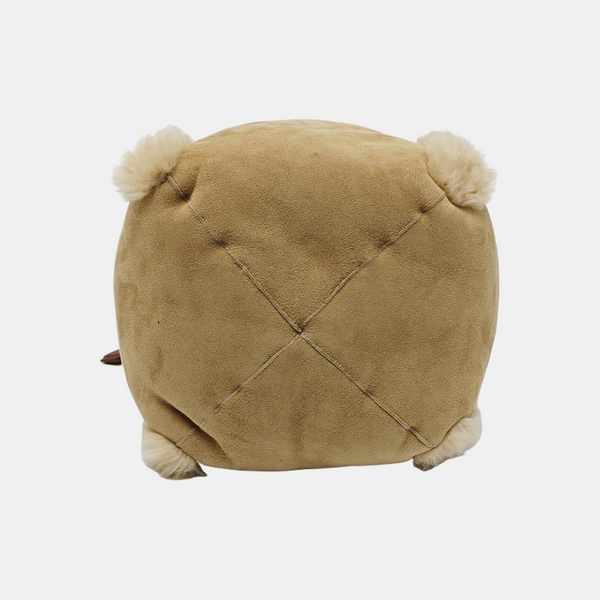 Sheepskin Bucket Bag Brown