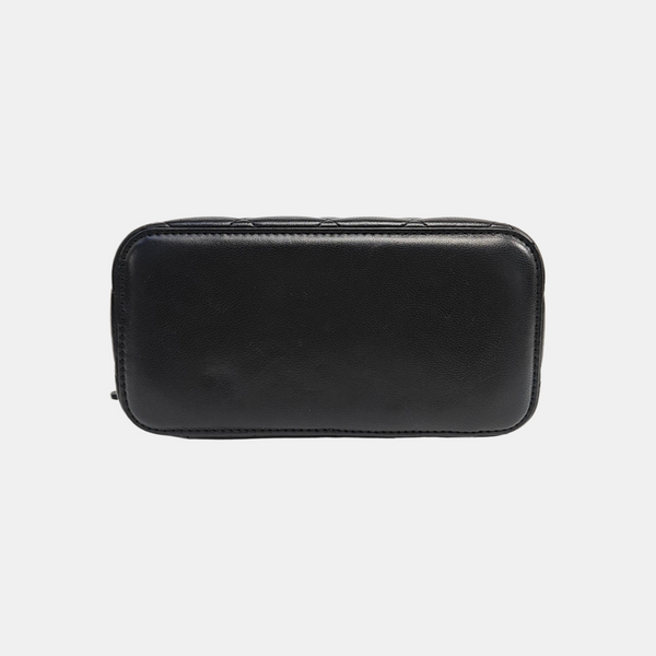 VANITY CASE Small Quilted Lambskin Black