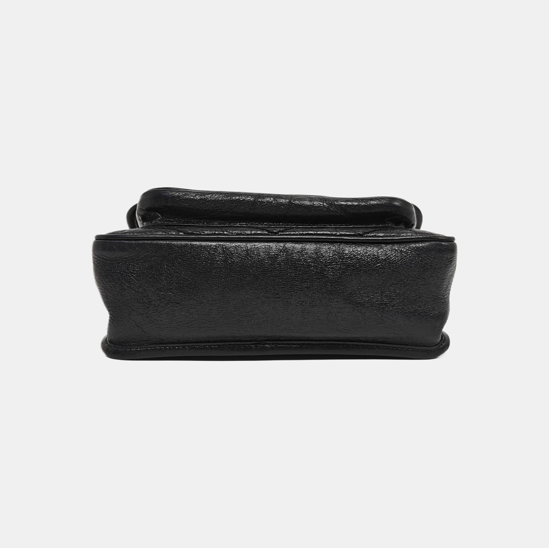 NIKI Small Chevron Calfskin Black
