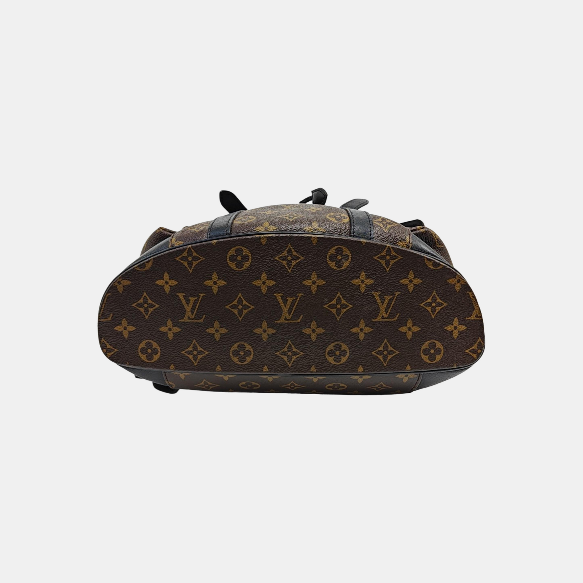 CHRISTOPHER MM Monogram Coated Canvas Brown
