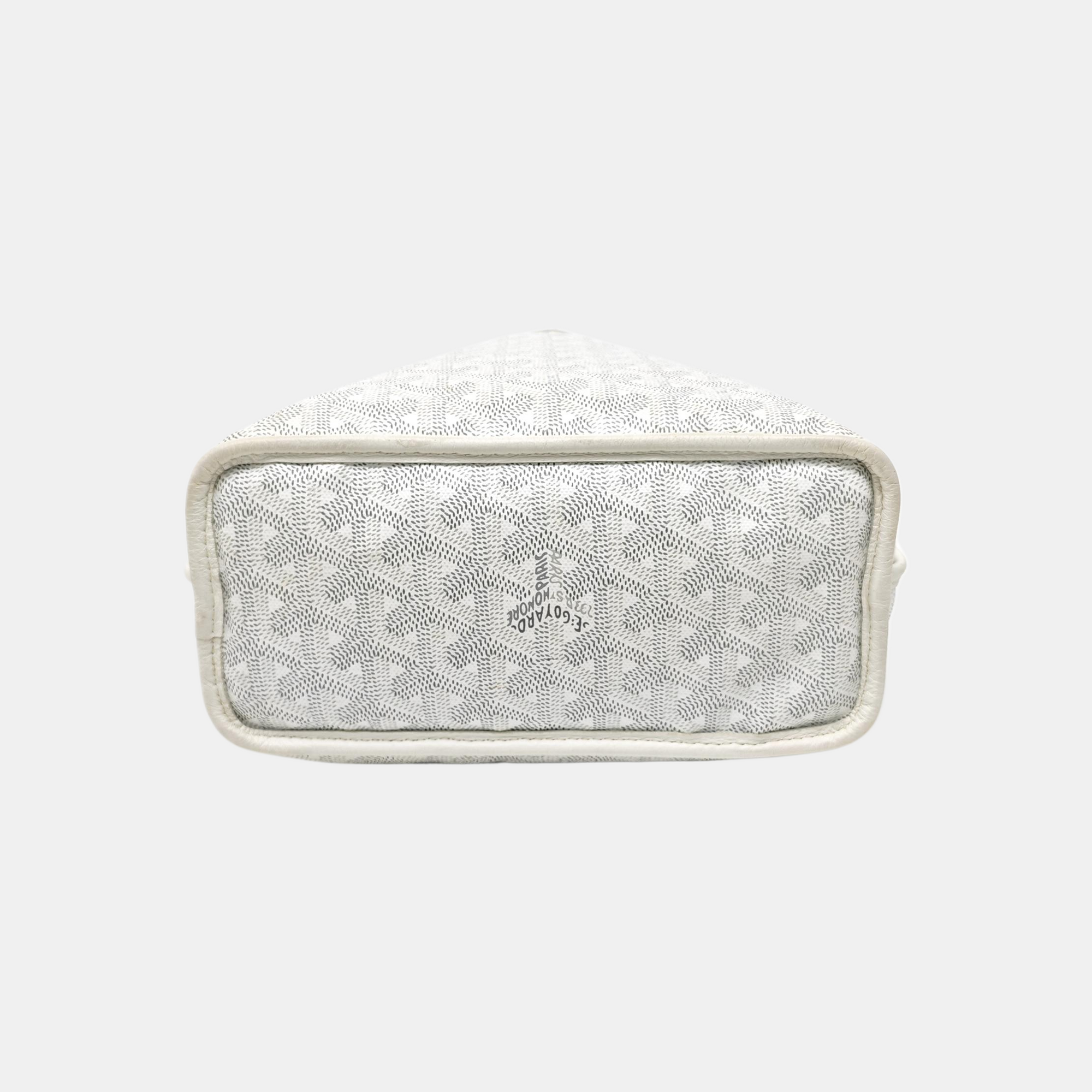 Anjou Mini Coated Canvas White