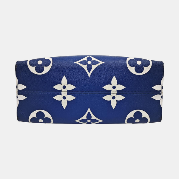 ONTHEGO GM Coated Canvas Blue