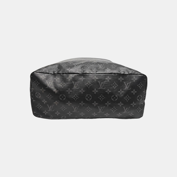 Monogram Coated Canvas Bucket Bag Black