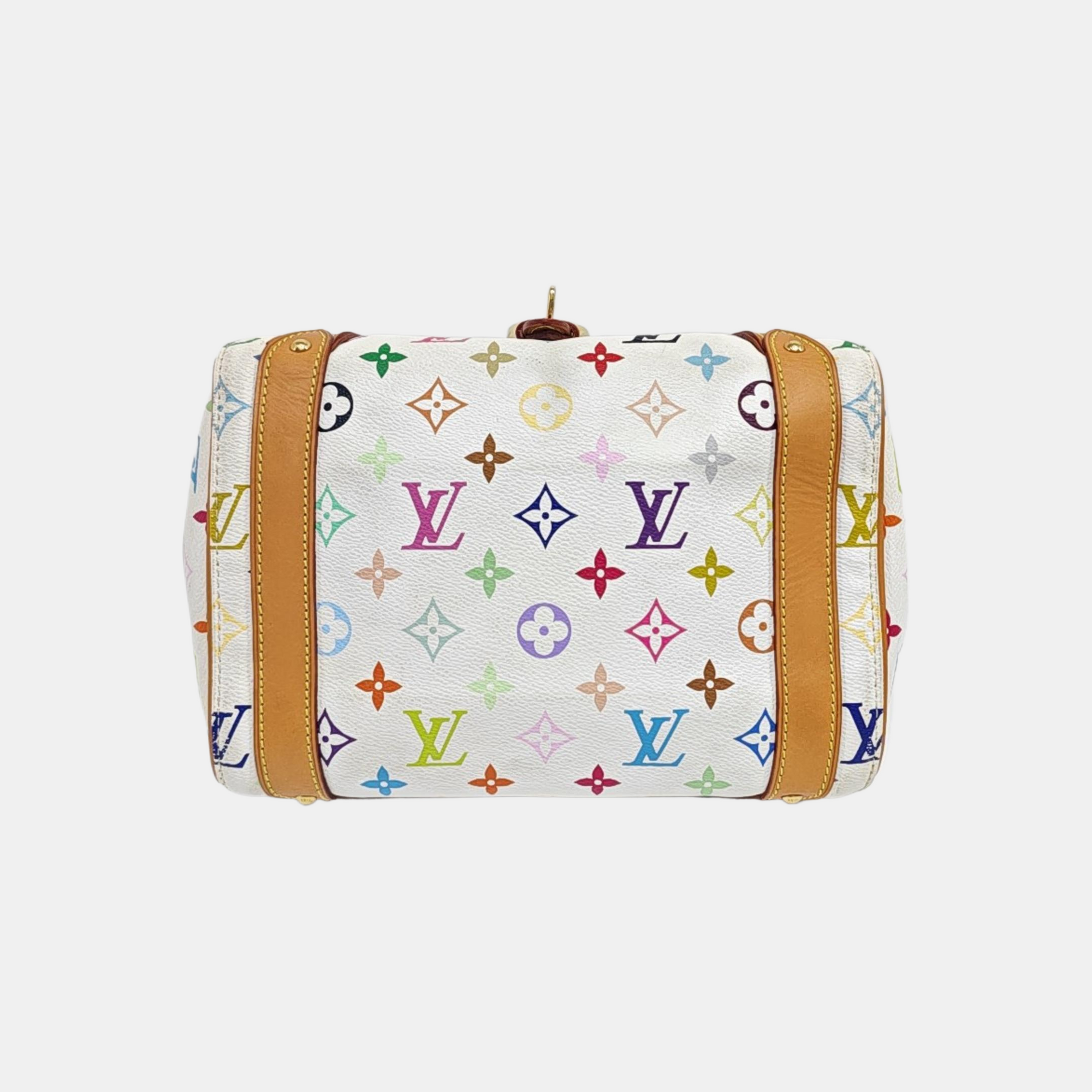 LV × TM PRISCILLA Monogram Coated Canvas White