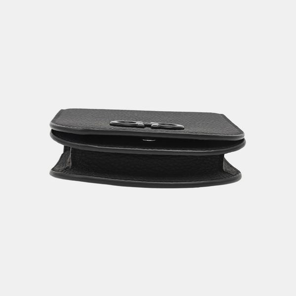 Calfskin Shoulder Bag Mini Black