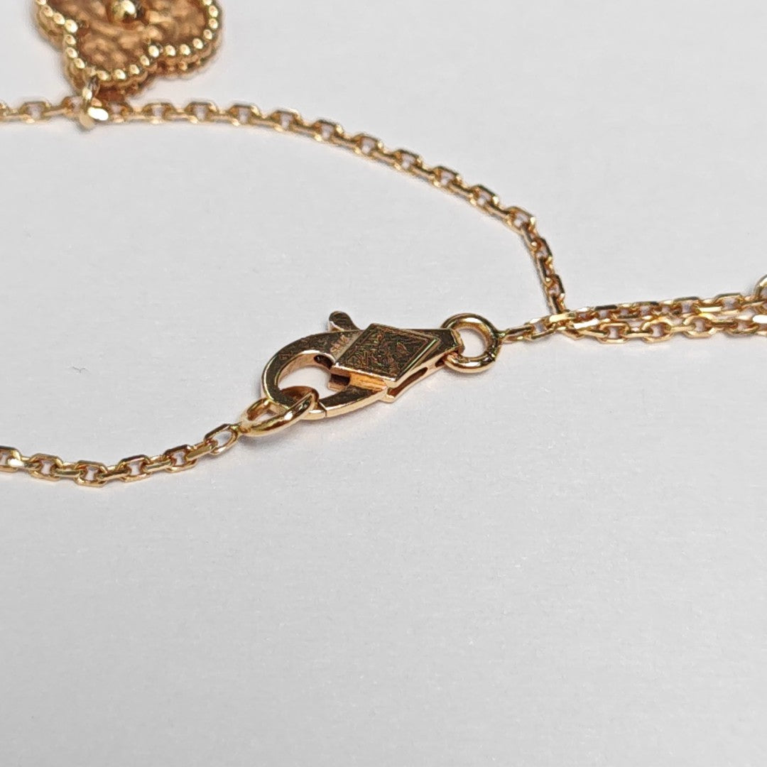 Sweet Alhambra 18k Rose Gold Necklace