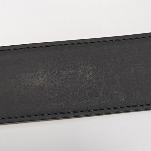Coated Canvas Belt Blue