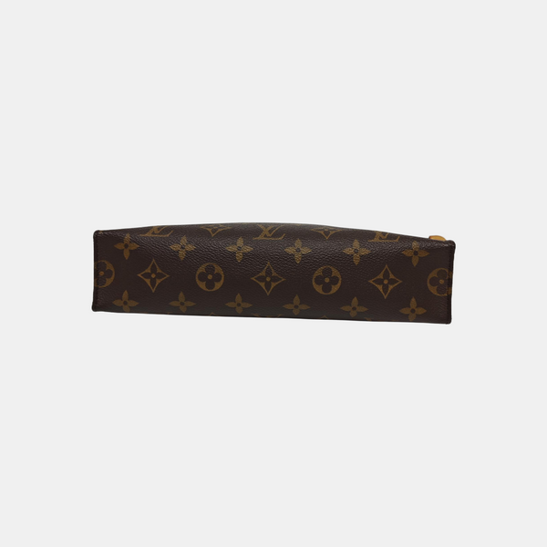 TOILET POCKET 26 Monogram Coated Canvas Brown