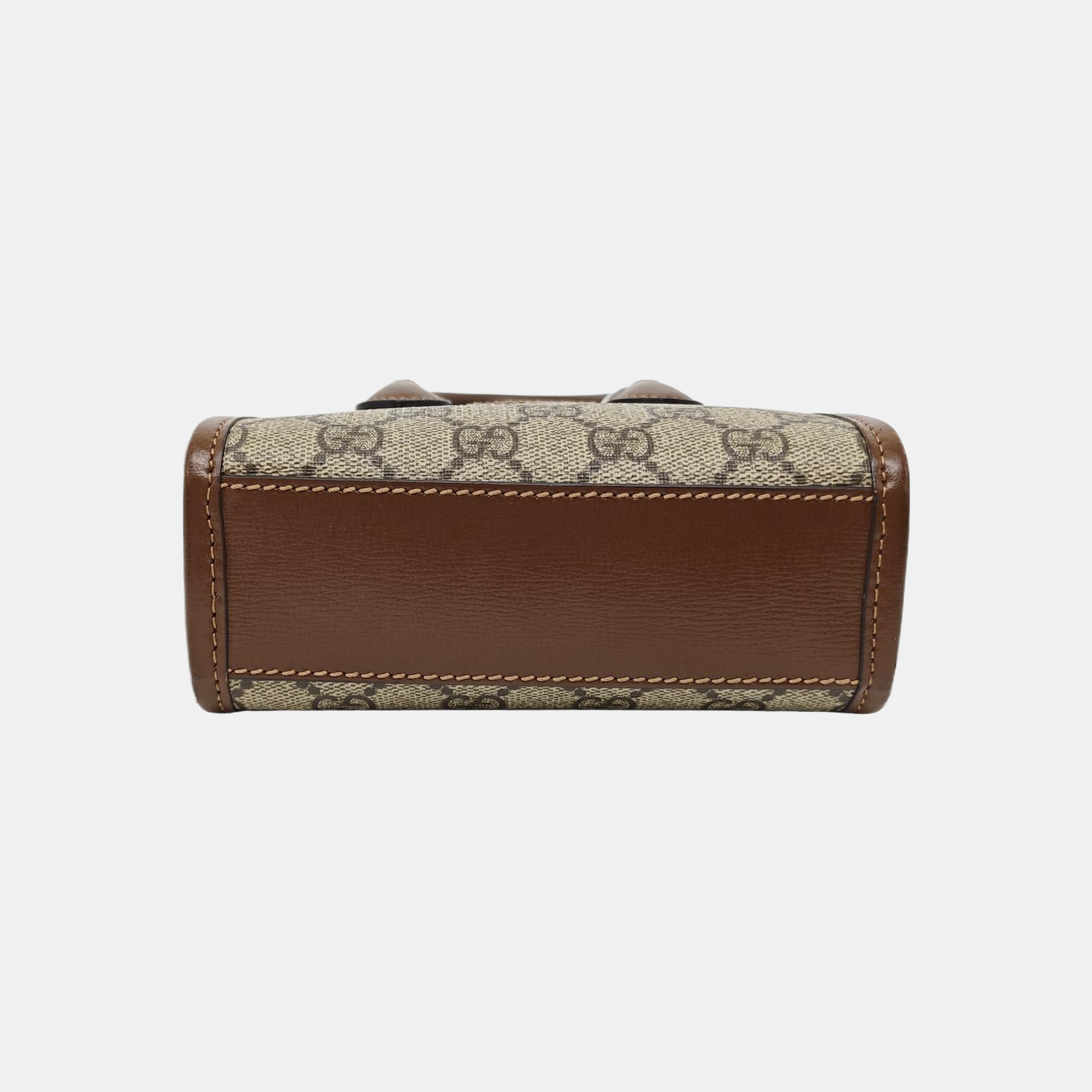 Retro Mini Monogram Coated Canvas Beige
