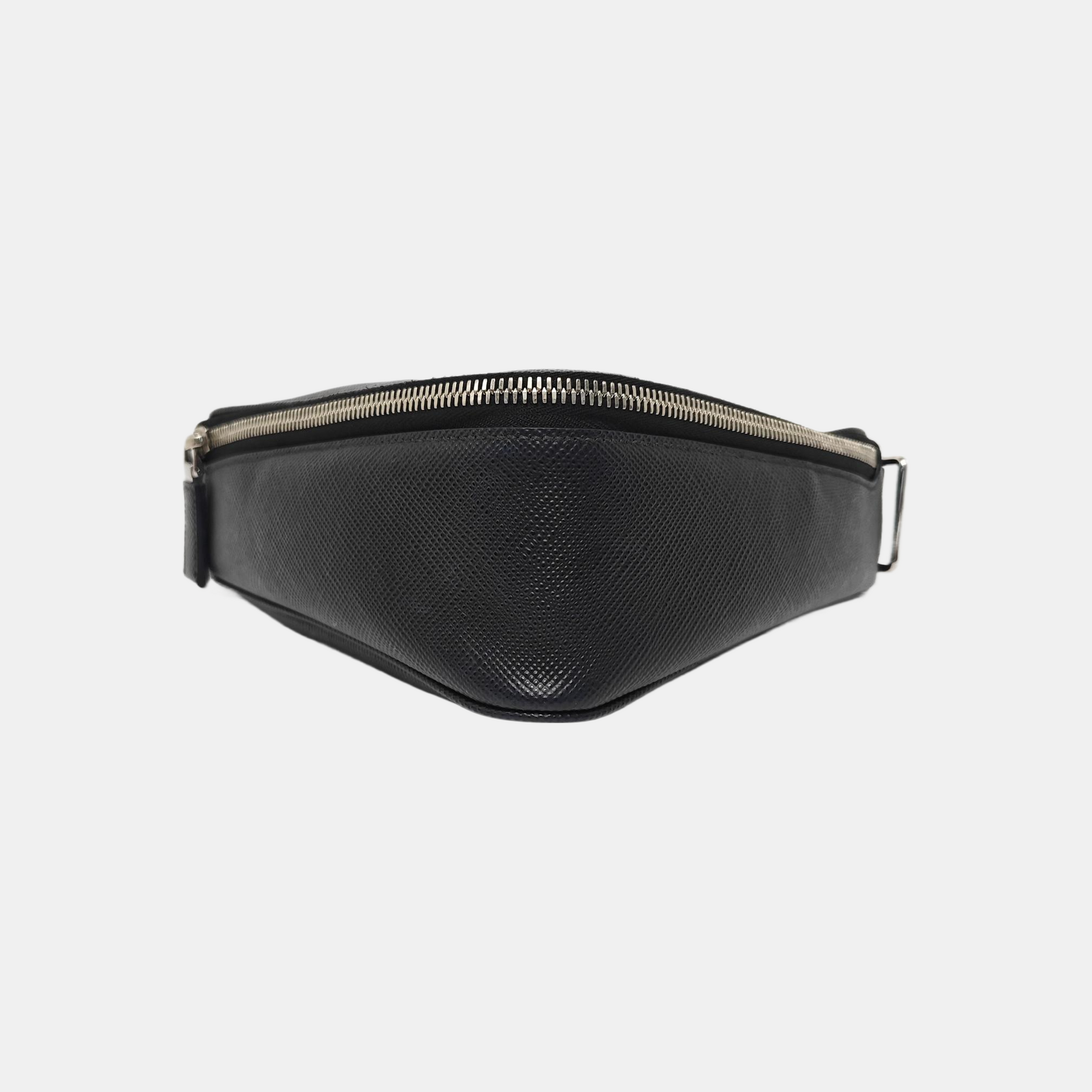 Triangle Saffiano Calfskin Black