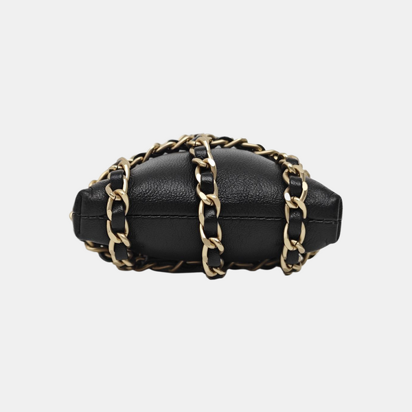 Lambskin Shoulder Bag Black