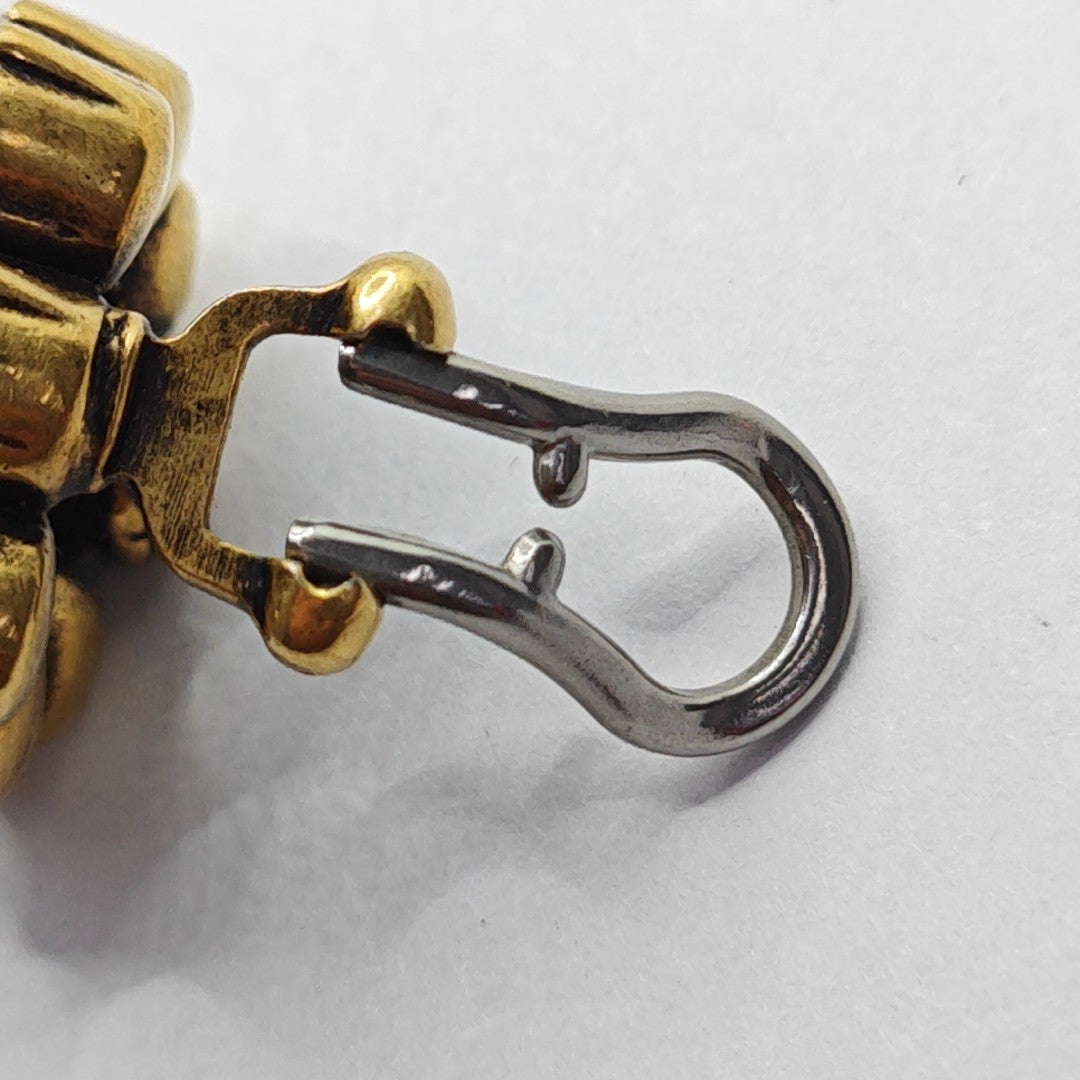 Metal Gold Clip On Earrings