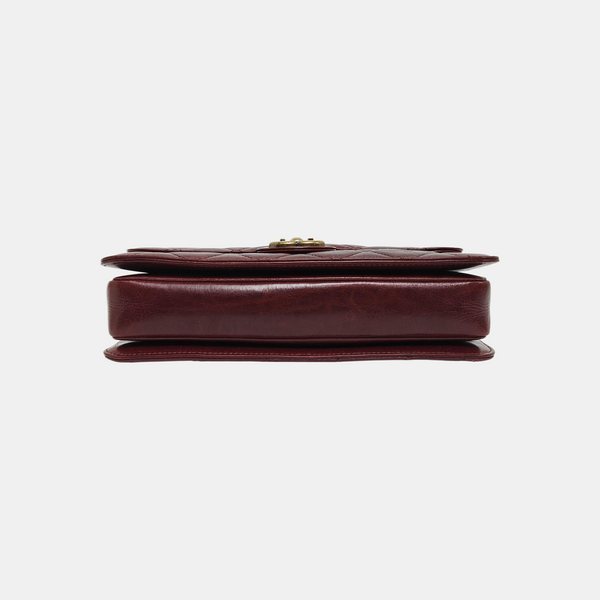 PREFECT EDGE Quilted Calfskin Red
